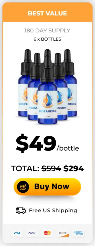 hidragenix 6 bottles price